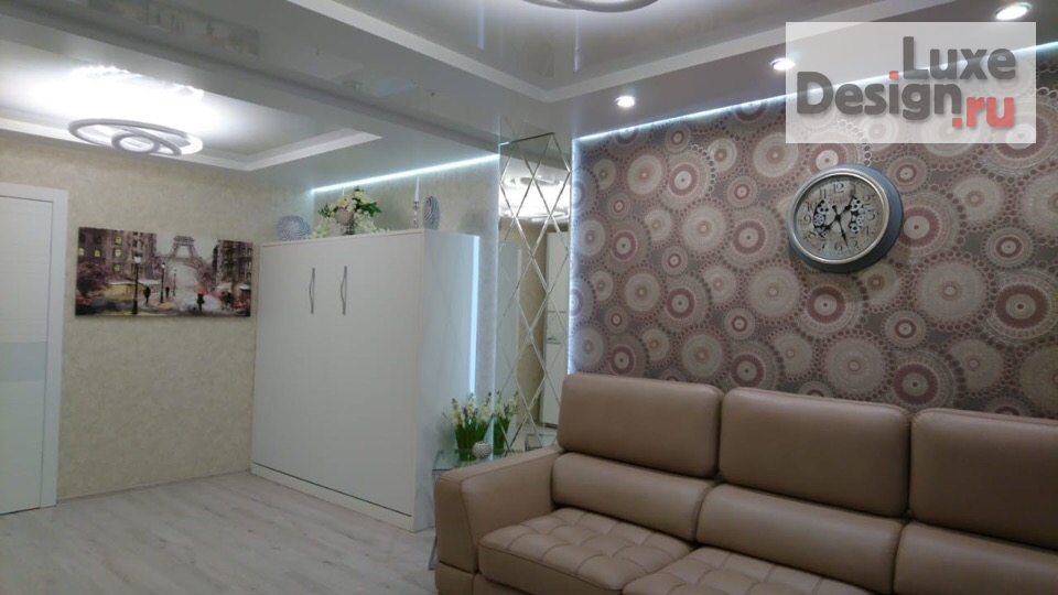 Дизайн интерьера комнаты "Маленькая  спальня-гостиная" (фото 3)