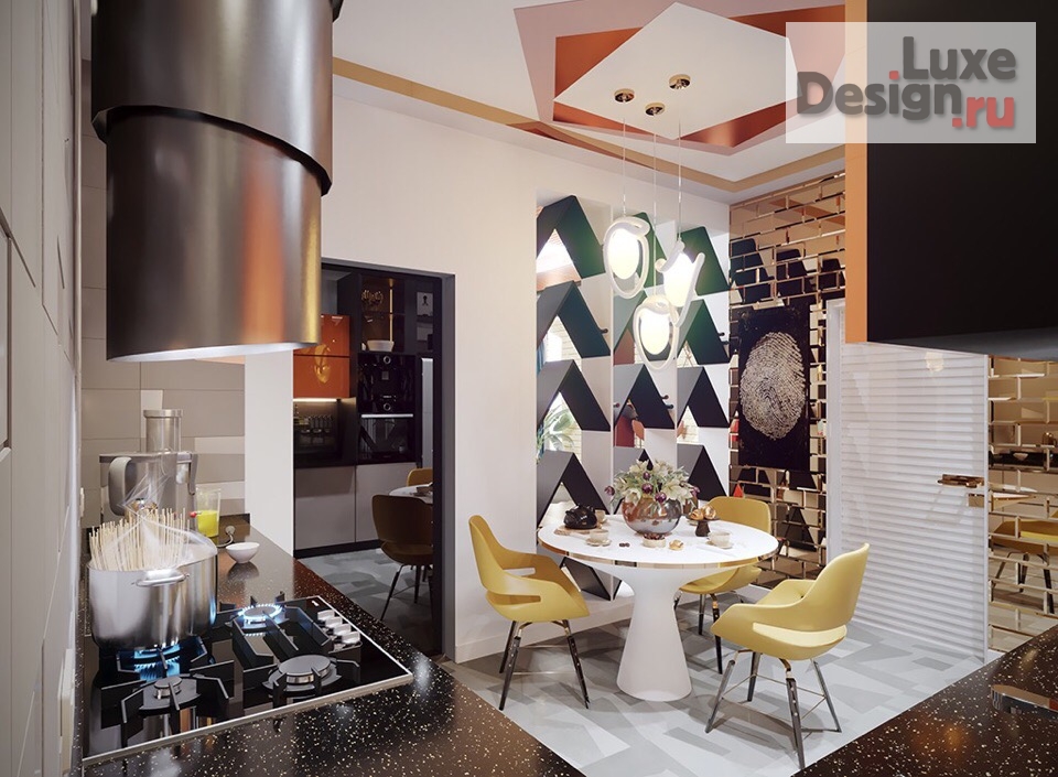 Дизайн интерьера кухни "Кухня - "Авангард"" (фото 2)