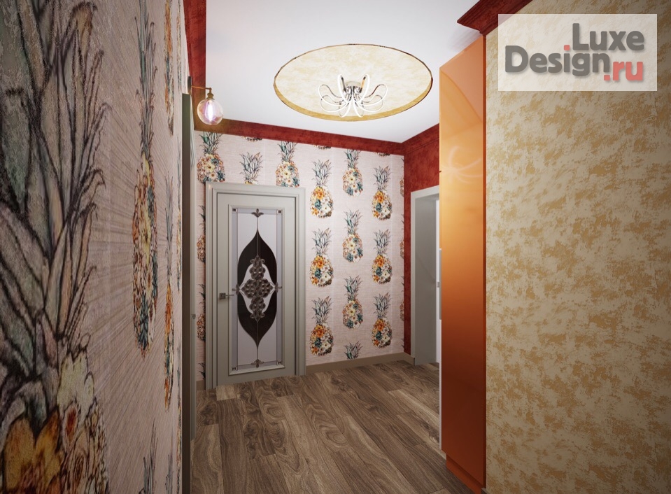 Дизайн интерьера комнаты "Холл" (фото 1)