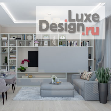 Дизайн интерьера трехкомнатной квартиры "Работы наших архитекторов и дизайнеров в 2018-2019 году" (фото 2)