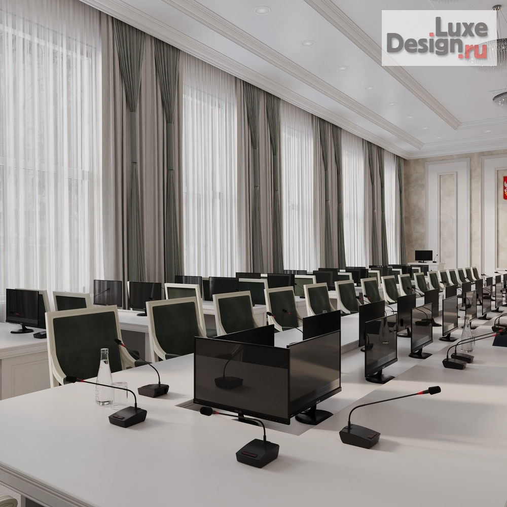 Дизайн интерьера офиса "Дизайн залов собраний и вкс" (фото 10)