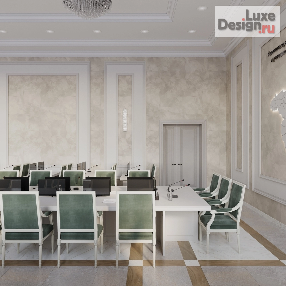 Дизайн интерьера офиса "Дизайн залов собраний и вкс" (фото 4)
