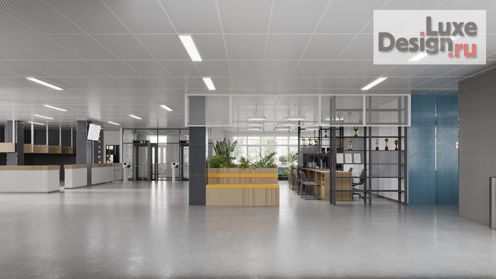 Дизайн интерьера школы "Колледж" (фото 9)