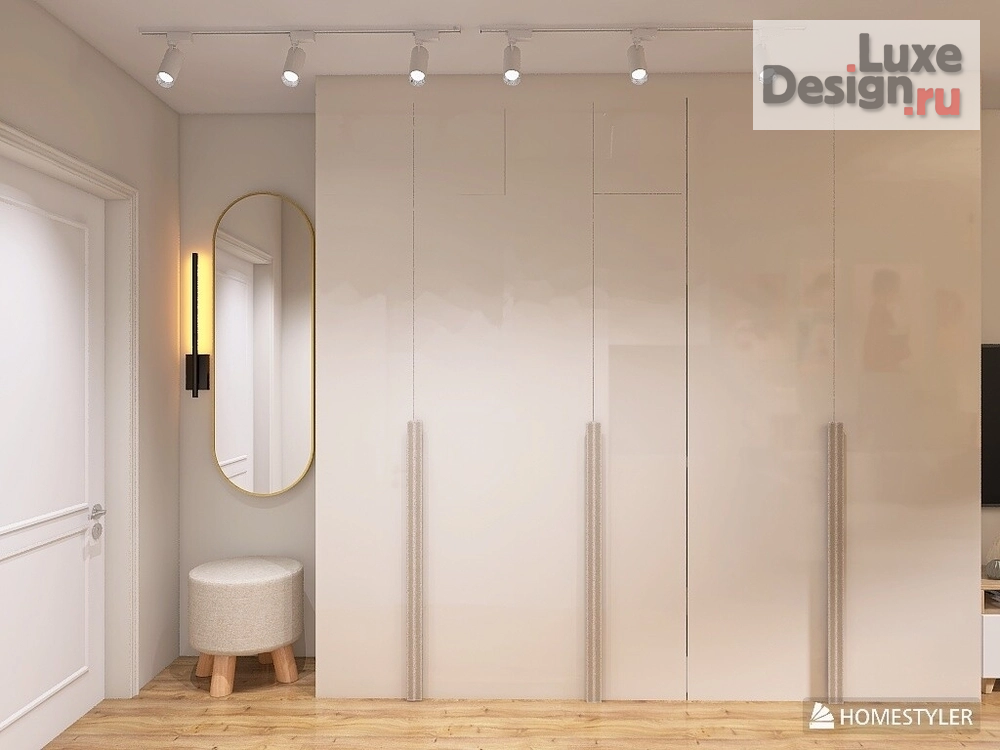 Дизайн интерьера квартиры студии "Солнечная студия " (фото 4)