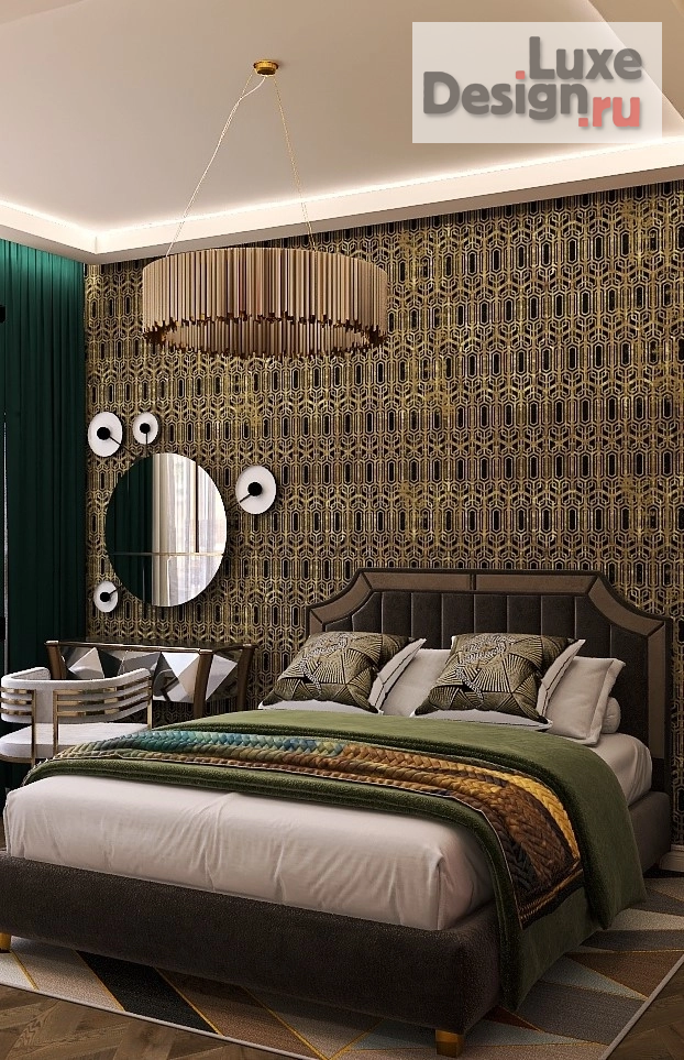 Дизайн интерьера двухкомнатной квартиры "Ар-Деко" (фото 11)