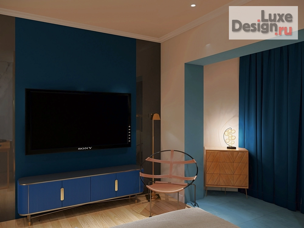 Дизайн интерьера квартиры студии "Морская " (фото 6)