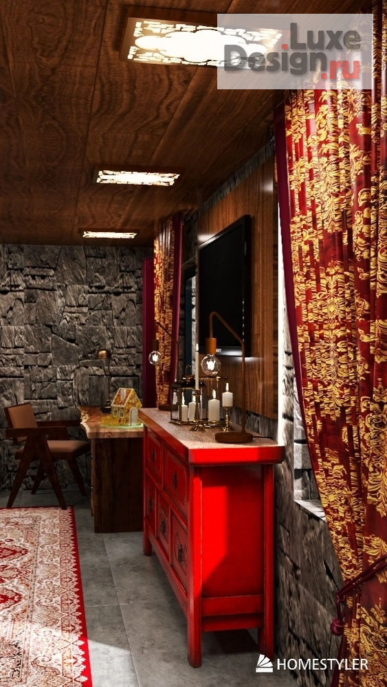 Дизайн интерьера комнаты "Замок рыцаря " (фото 6)