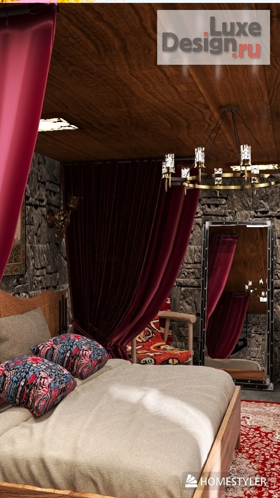 Дизайн интерьера комнаты "Замок рыцаря " (фото 13)