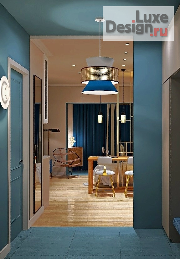 Дизайн интерьера квартиры студии "Морская " (фото 13)