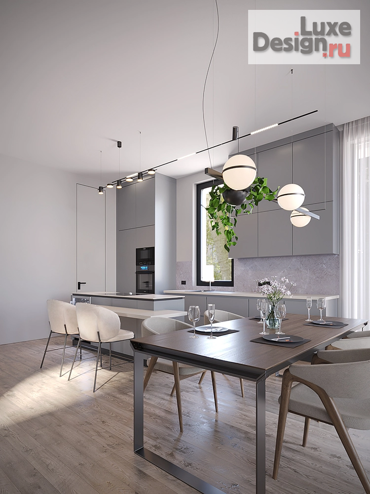 Дизайн интерьера частного дома "Дизайн-проект дома в КП "Дольче Вита"" (фото 2)