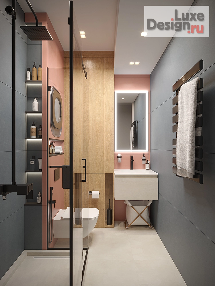 Дизайн интерьера квартиры студии "ЖК Новый Зеленоград МО" (фото 6)