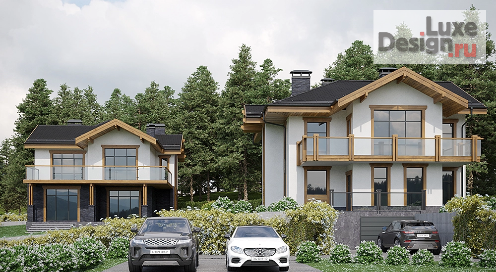 Частная архитектура "Проект коттеджного поселка в г.Сочи Красная поляна" (фото 1)