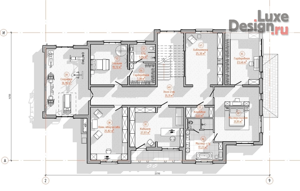 Частная архитектура "Шале "Белый камень"" (фото 9)