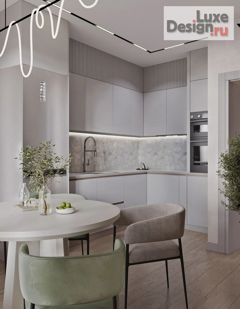 Дизайн интерьера трехкомнатной квартиры "Квартира "В гармонии с природой"" (фото 16)