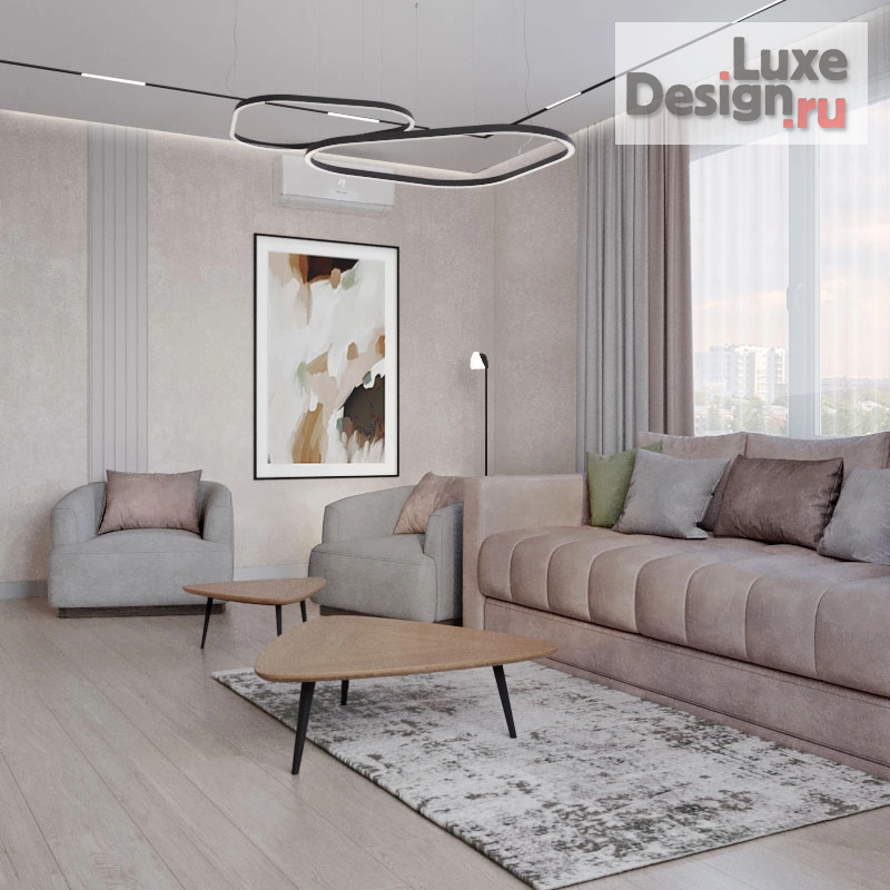 Дизайн интерьера трехкомнатной квартиры "Квартира "В гармонии с природой"" (фото 19)