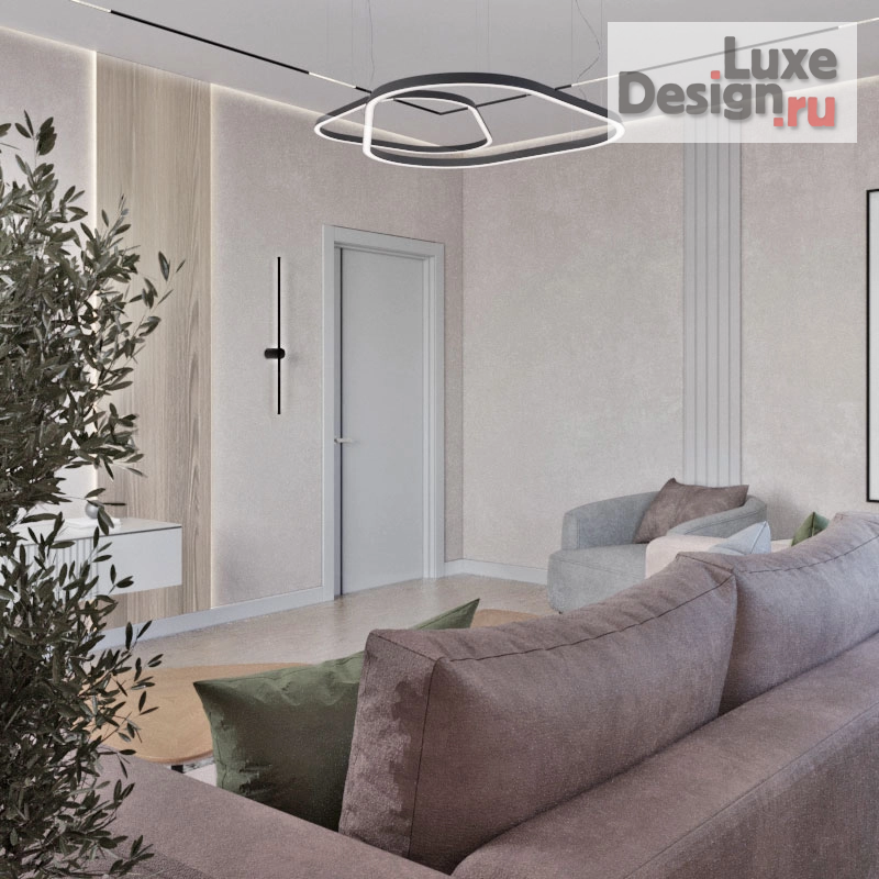 Дизайн интерьера трехкомнатной квартиры "Квартира "В гармонии с природой"" (фото 21)