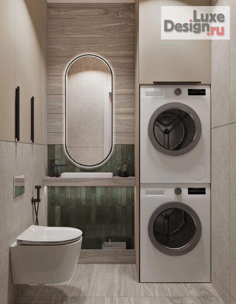 Дизайн интерьера трехкомнатной квартиры "Квартира "В гармонии с природой"" (фото 25)