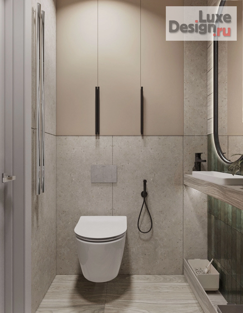 Дизайн интерьера трехкомнатной квартиры "Квартира "В гармонии с природой"" (фото 26)