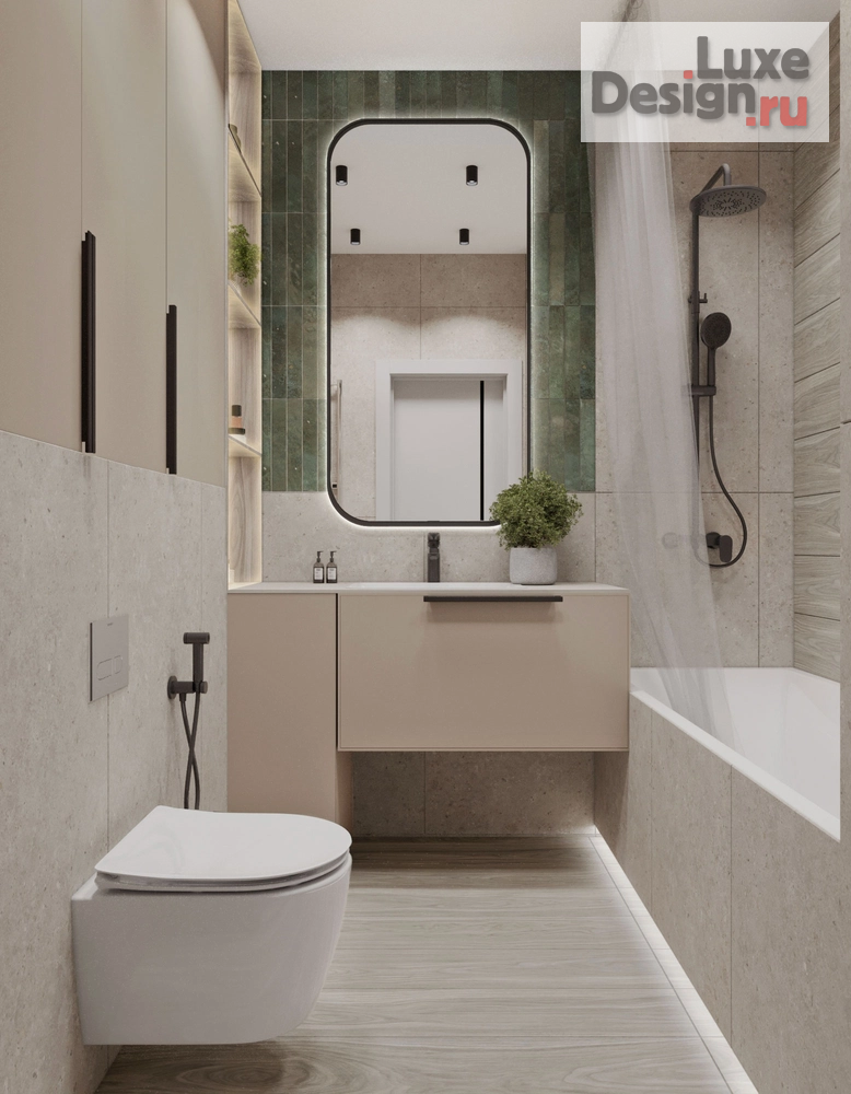 Дизайн интерьера трехкомнатной квартиры "Квартира "В гармонии с природой"" (фото 22)