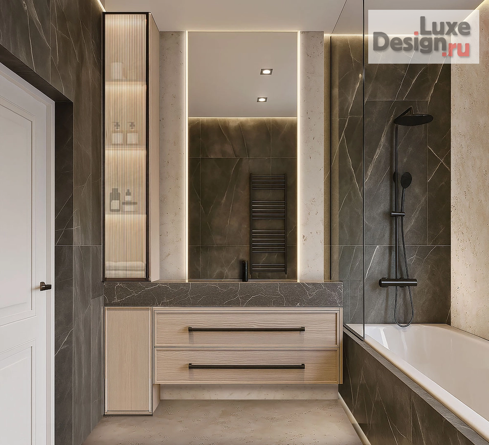 Дизайн интерьера таунхауса "Дом "Оттенки мокко"" (фото 7)