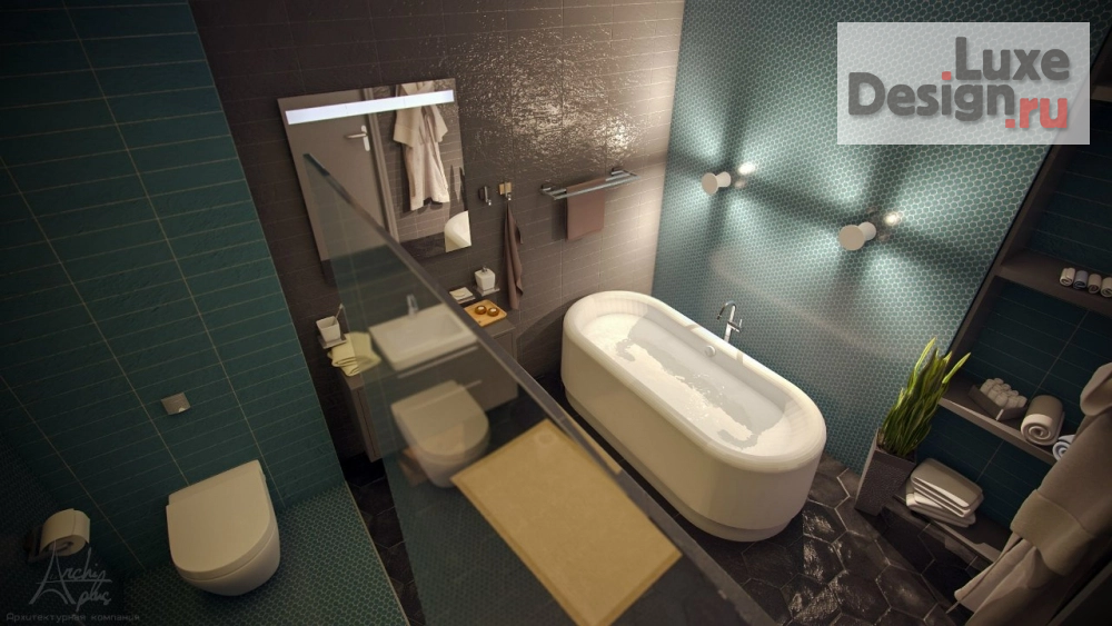 Дизайн интерьера трехкомнатной квартиры "Проект квартиры в ЖК "Пять звезд"" (фото 11)