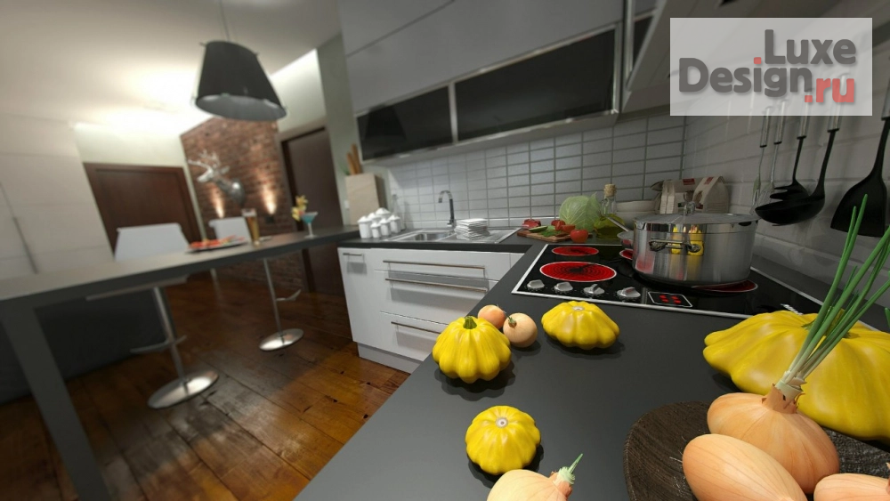 Дизайн интерьера трехкомнатной квартиры "Проект квартиры в ЖК "Пять звезд"" (фото 7)