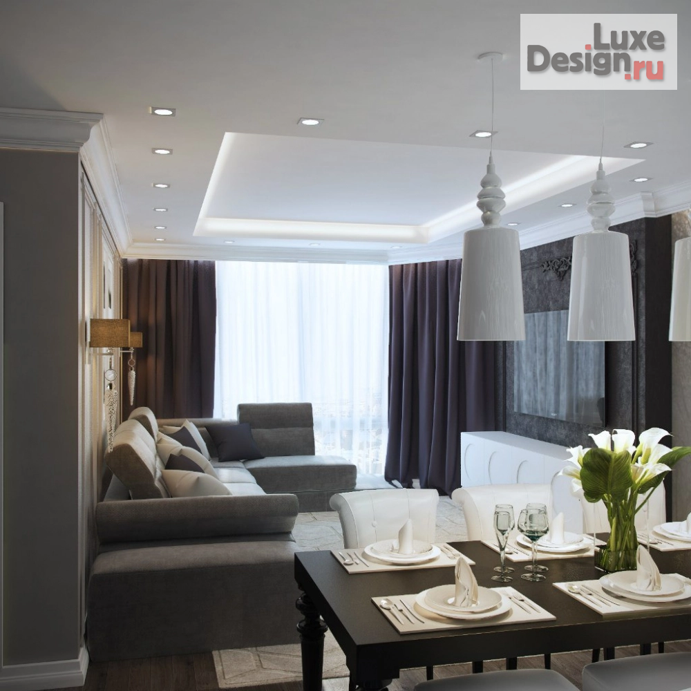 Дизайн интерьера гостиной "Дизайн гостиной" (фото 2)