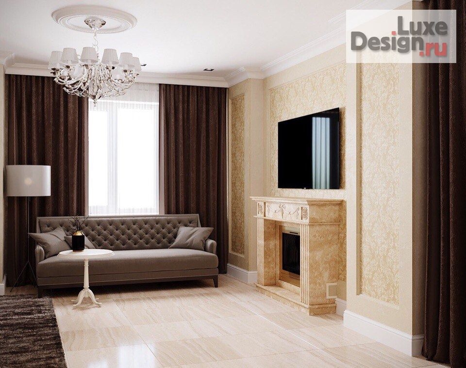 Дизайн интерьера однокомнатной квартиры "Проект квартиры" (фото 1)