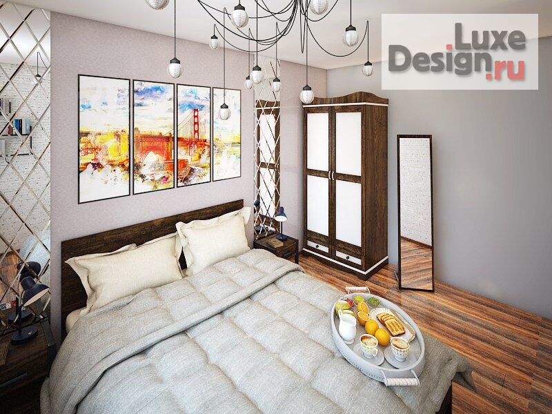 Дизайн интерьера комнаты "Проект спальни" (фото 2)