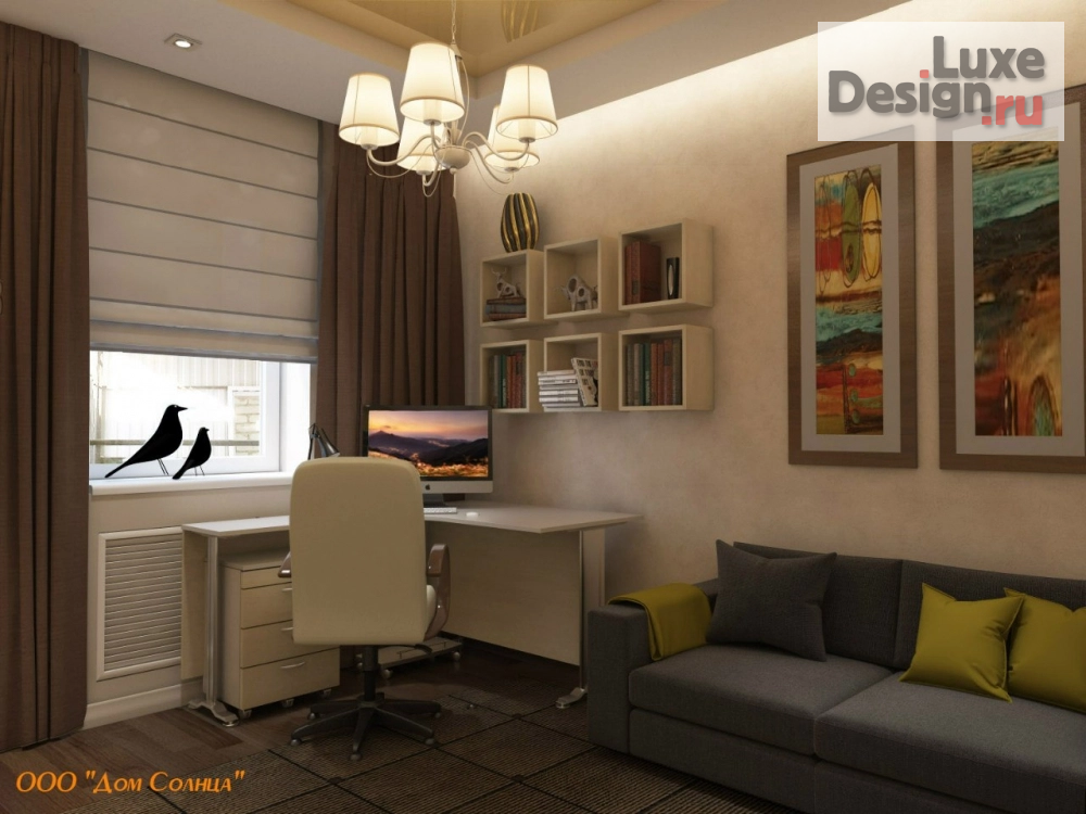 Дизайн интерьера кабинета "Проект интерьера кабинета" (фото 3)