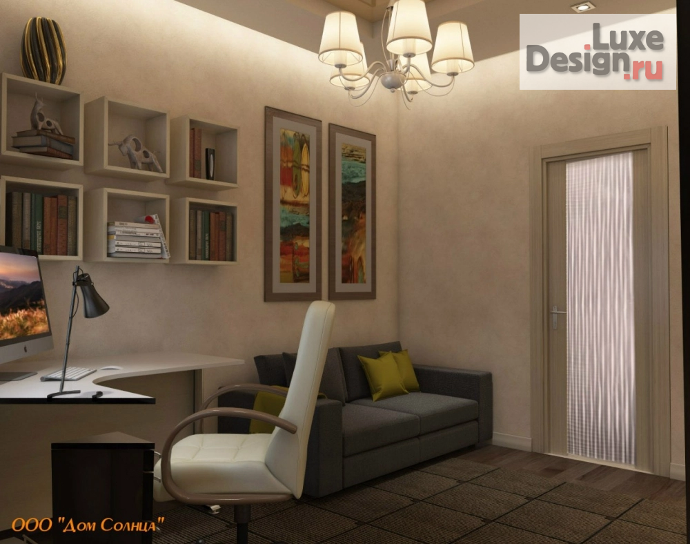 Дизайн интерьера кабинета "Проект интерьера кабинета" (фото 4)