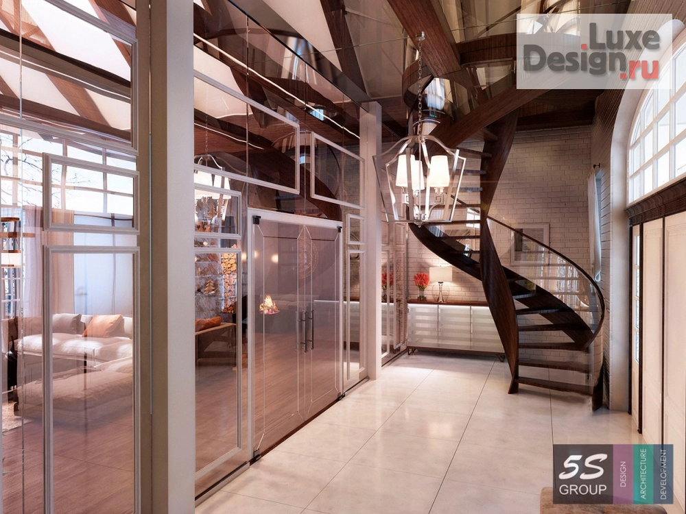 Дизайн интерьера таунхауса "Проект интерьера индивидуального жилого дома" (фото 5)