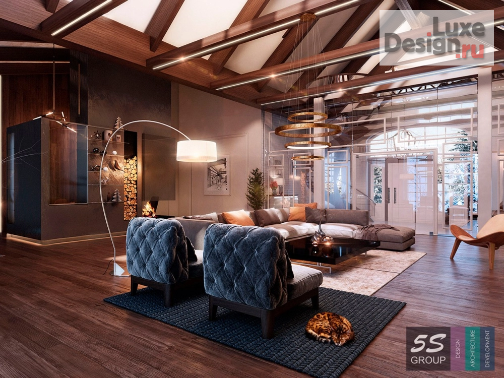 Дизайн интерьера таунхауса "Проект интерьера индивидуального жилого дома" (фото 6)