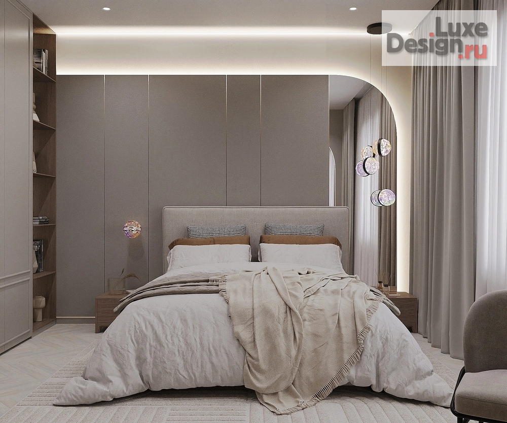 Дизайн интерьера комнаты "спальня " (фото 1)